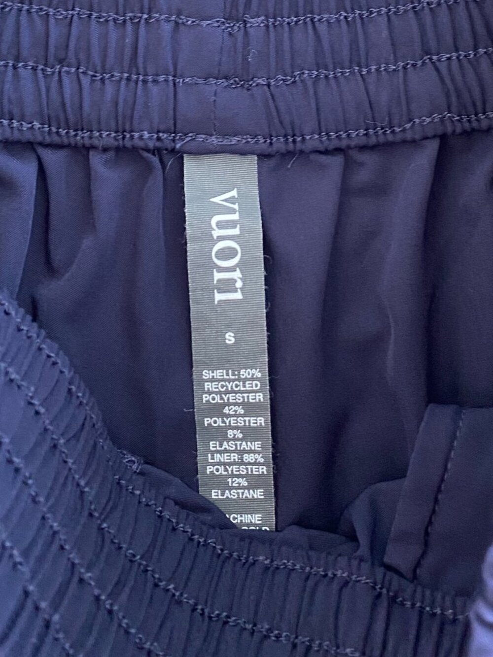 Vuori Dash Short 2.0 Size Small Navy Blue Atlantic - Picture 5 of 6